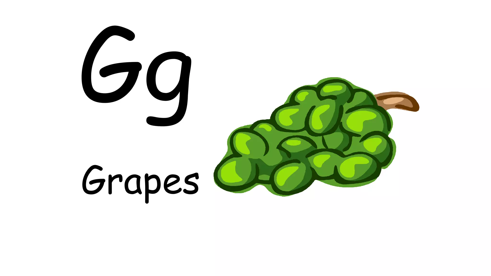 Gg
Grapes