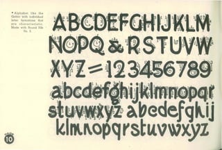 Sipp Lettering Alphabets and lettering | PDF