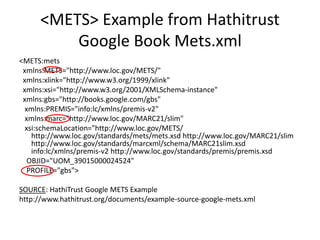 Alphabet soup: CDM, VRA, CCO, METS, MODS, RDF - Why Metadata Matters | PPTX