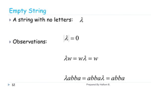 Alphabets , strings, languages and grammars | PPTX