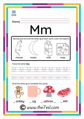 Alphabet worksheets | PDF