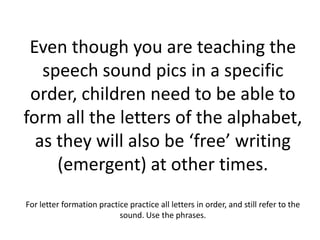 Alphabet writing with Read, Write Inc, recommended by the Reading ...