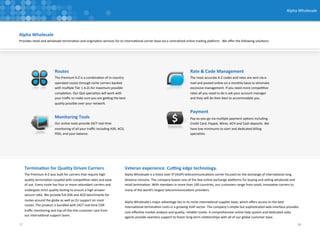 Alpha Telecom profile | PDF