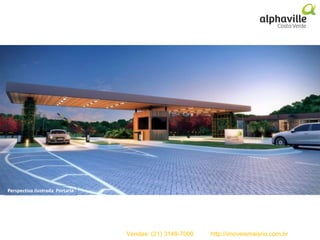 Perspectiva ilustrada da portaria *Imagem preliminar
Perspectiva ilustrada Portaria
Vendas: (21) 3149-7000 http://imoveismaisrio.com.br
 