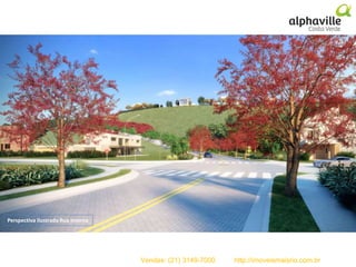 Perspectiva ilustrada da rua
Perspectiva ilustrada Rua interna
Vendas: (21) 3149-7000 http://imoveismaisrio.com.br
 