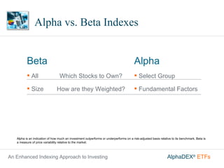 Alpha Dex Seminar Presentation | PPT