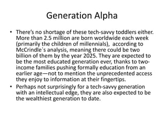 Alpha generatin | PPTX