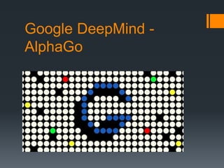 Google DeepMind -
AlphaGo
 