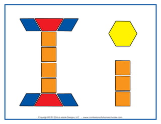 ALFABETO con Bloques Lógicos (Alphabet Pattern Blocks)