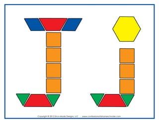 ALFABETO con Bloques Lógicos (Alphabet Pattern Blocks)