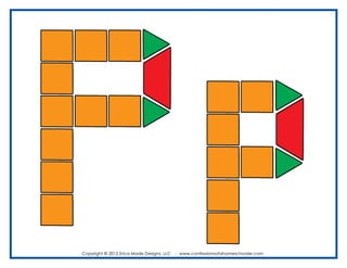 ALFABETO con Bloques Lógicos (Alphabet Pattern Blocks)