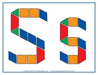 ALFABETO con Bloques Lógicos (Alphabet Pattern Blocks)