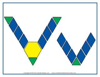 ALFABETO con Bloques Lógicos (Alphabet Pattern Blocks)