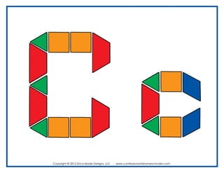 ALFABETO con Bloques Lógicos (Alphabet Pattern Blocks)