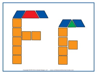 ALFABETO con Bloques Lógicos (Alphabet Pattern Blocks)