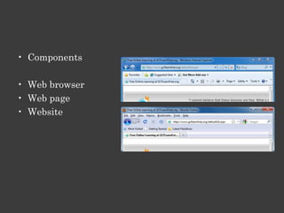 Access to the Internet   Access to the Internet
through server           directly
 