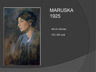 JIRI 1925 óleo sobre lienzo