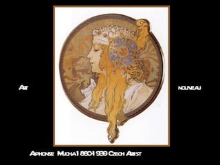 Alphonse  Mucha 1860-1939 Czech Artist Art nouveau 