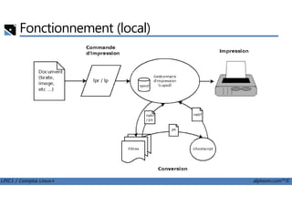 Fonctionnement (local)
LPIC1 / Comptia Linux+ alphorm.com™©
 