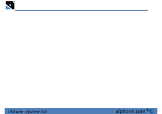 VMware vSphere 5.0 alphorm.com™©
 