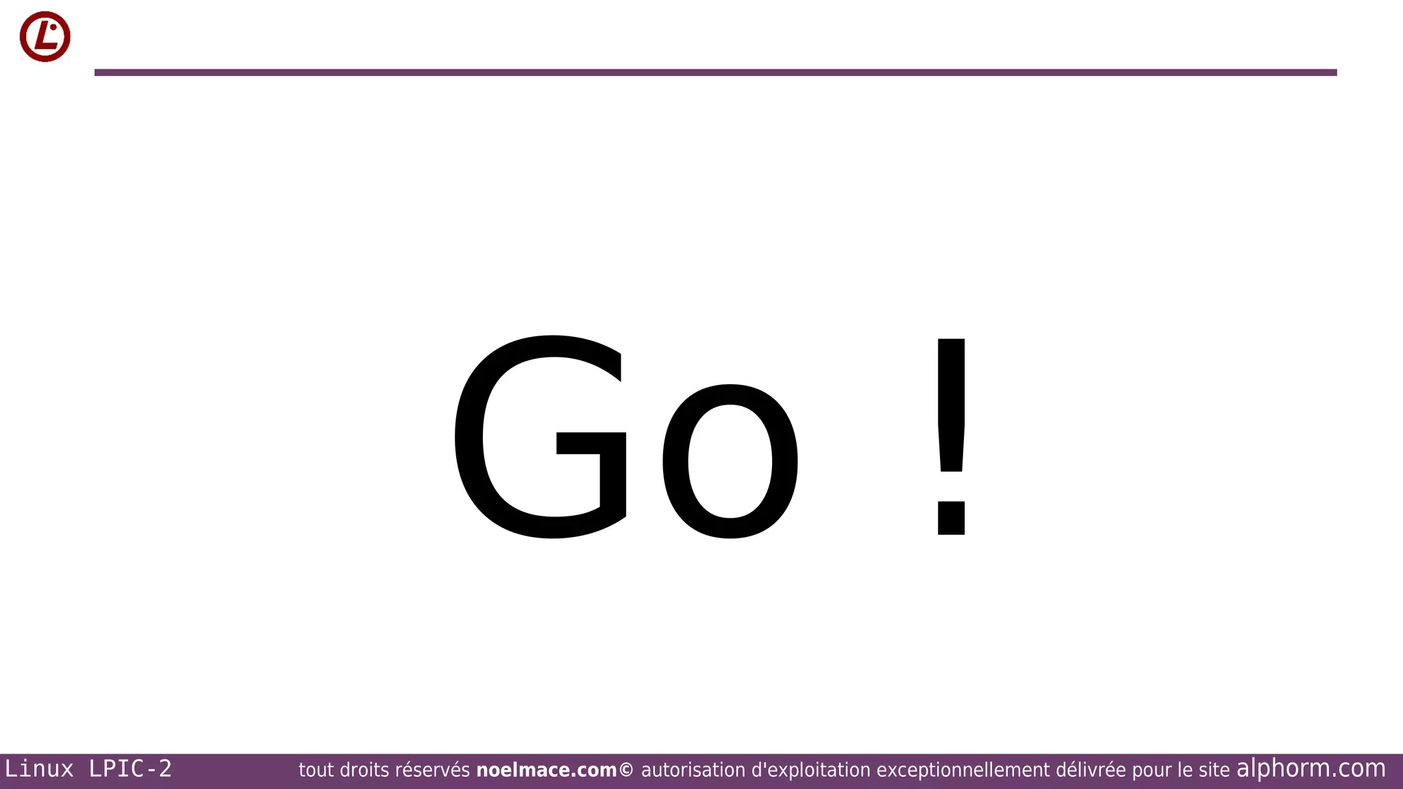 Go !
Linux LPIC-2

tout droits réservés noelmace.com© autorisation d'exploitation exceptionnellement délivrée pour le site

alphorm.com

 