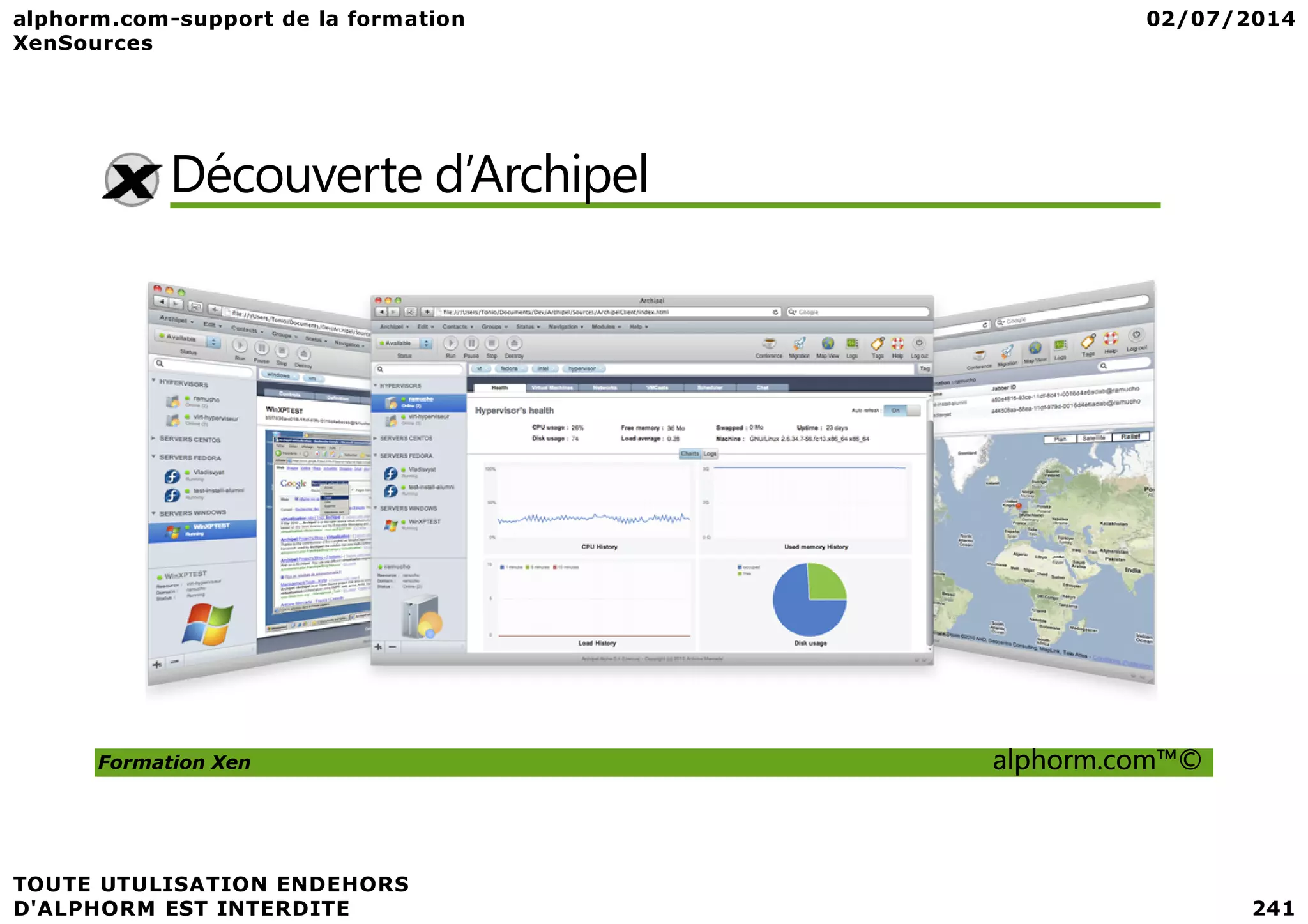 Découverte d’Archipel Formation Xen alphorm.com™© 