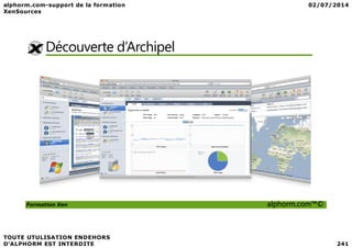 Découverte d’Archipel
Formation Xen alphorm.com™©
 
