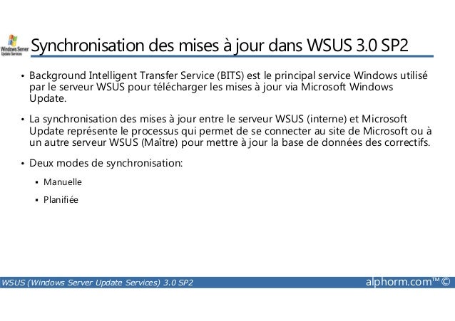TÉLÉCHARGER WSUS 3.0 SP2 FRANCAIS WSUS SP2 FRANCAIS 3.0 TÉLÉCHARGER
