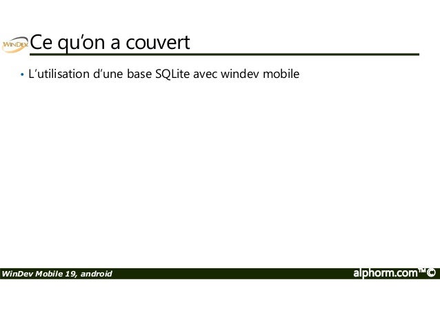 Torrent Windev Mobile 19 Crack
