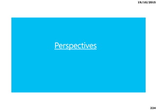 19/10/2015
224
Perspectives
 
