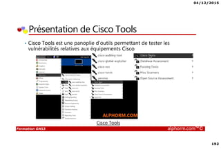 04/12/2015
9
Formation GNS3 alphorm.com™©
Are You ready ? ☺
 