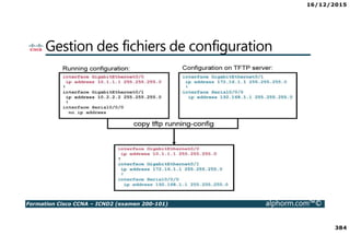16/12/2015
21
Formation Cisco CCNA – ICND2 (examen 200-101) alphorm.com™©
Plan
• Configuration d’un VLAN sur un switch
• Attribution d’un port dans un VLAN
• Astuce
 