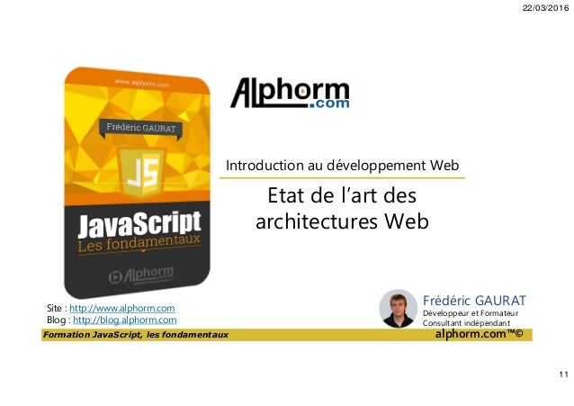 Alphormcom Support De La Formation Javascript Les Fondamentaux - 