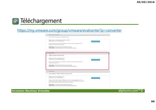 Alphorm.com Support de la Formation VMware vSphere 6, Les machines ...