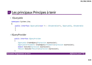 01/06/2016
11
Formation Programmer en C# 6 alphorm.com™©
Are You ready ? ☺
 