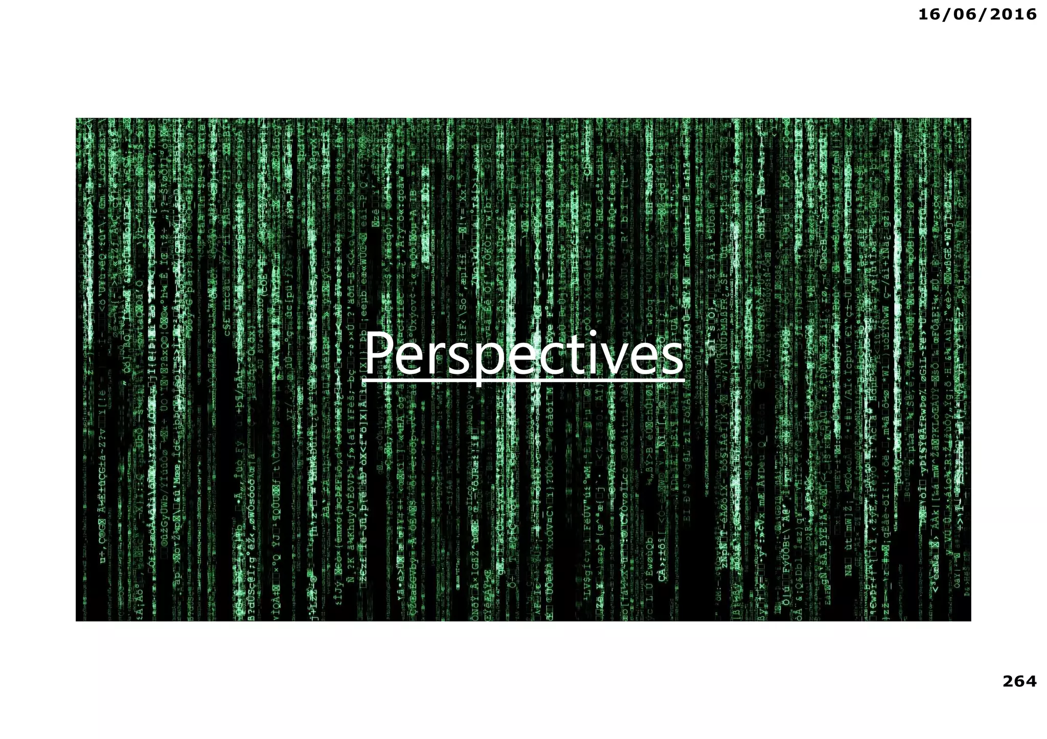 16/06/2016
264
Formation Hacking & Sécurité, Expert – Vulnérabilités Réseaux alphorm.com™©
Perspectives
Perspectives
 