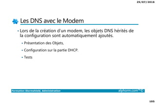 25/07/2016
5
Formation Stormshield, Administration alphorm.com™©
Cursus Stormshield
Stormshield,
Expert
Stormshield,
Administration
 