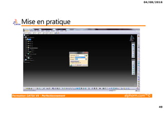 Alphorm.com Fupport de la Formation CATIA V5 - Perfectionnement | PDF