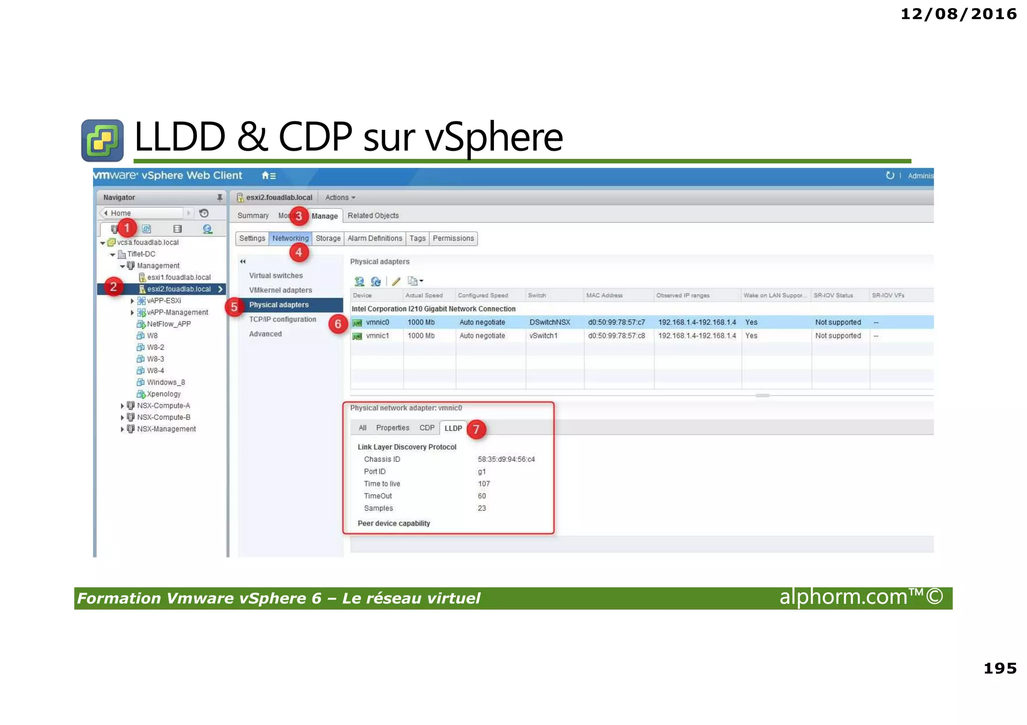12/08/2016
11
Formation Vmware vSphere 6 – Le réseau virtuel alphorm.com™©
Let’s Go
 