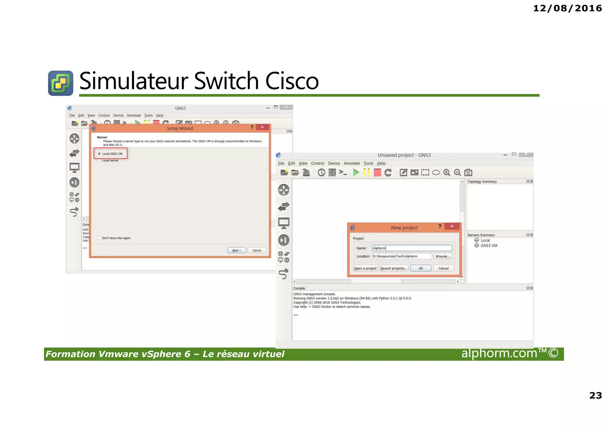 12/08/2016
3
Formation Vmware vSphere 6 – Le réseau virtuel alphorm.com™©
Présentation du formateur
Fouad EL AKKAD
• VMware vExpert 2016 - 2015 – 2014
• fouad@vRoomDC.com
• Ingénieur & Designer VMware
• En poste à la Mairie de Paris (+ de 250 ESXi & + de 2500 VMs)
• Plus de 6 ans dans l’expertise VMware
• Certifications : VCAP-DCA, VCAP-DCD, VCIX-NV, Nutanix NPP,…
• LinkedIn : https://fr.linkedin.com/in/fouadelakkad
• Animateur Blog : www.vRoomblog.com
• Alphorm : http://www.alphorm.com/formateur/fouad-el-akkad
 