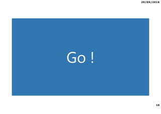 29/09/2016
10
Formation MDT (Microsoft Deployment Toolkit) 2013 U2 alphorm.com™©
Are you ready ? ☺
Go !
 