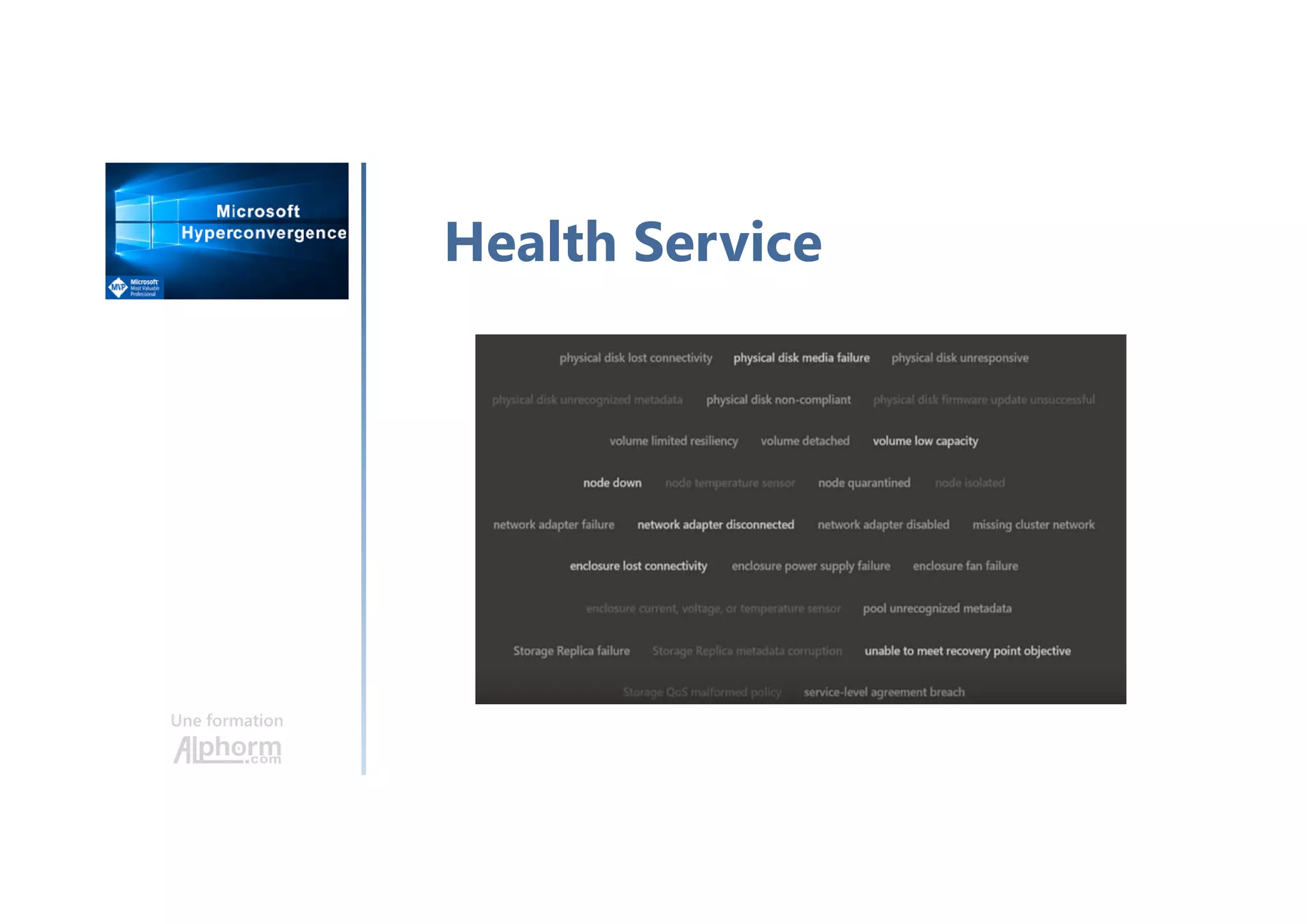 Une formation
Health Service
 