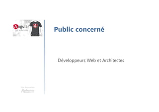 Une formation
Public concerné
Développeurs Web et Architectes
 