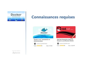 Une formation
Connaissances requises
 