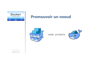Une formation
Promouvoir un noeud
node promote
 