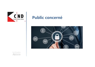 Une formation
Public concerné
 