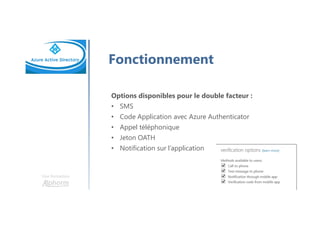 Une formation
L’audience
Ingénieurs IT
Consultants IT
Administrateurs systèmes / Office 365
 