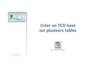 Une formation
Introductionet graphiques croisés dynamiques
1.Les tableaux et graphiques croisés dynamiques
2.Gérer l’environnement externe
3.Initiation à l’automatisation et configuration
Conclusion
Plan de la formation
 