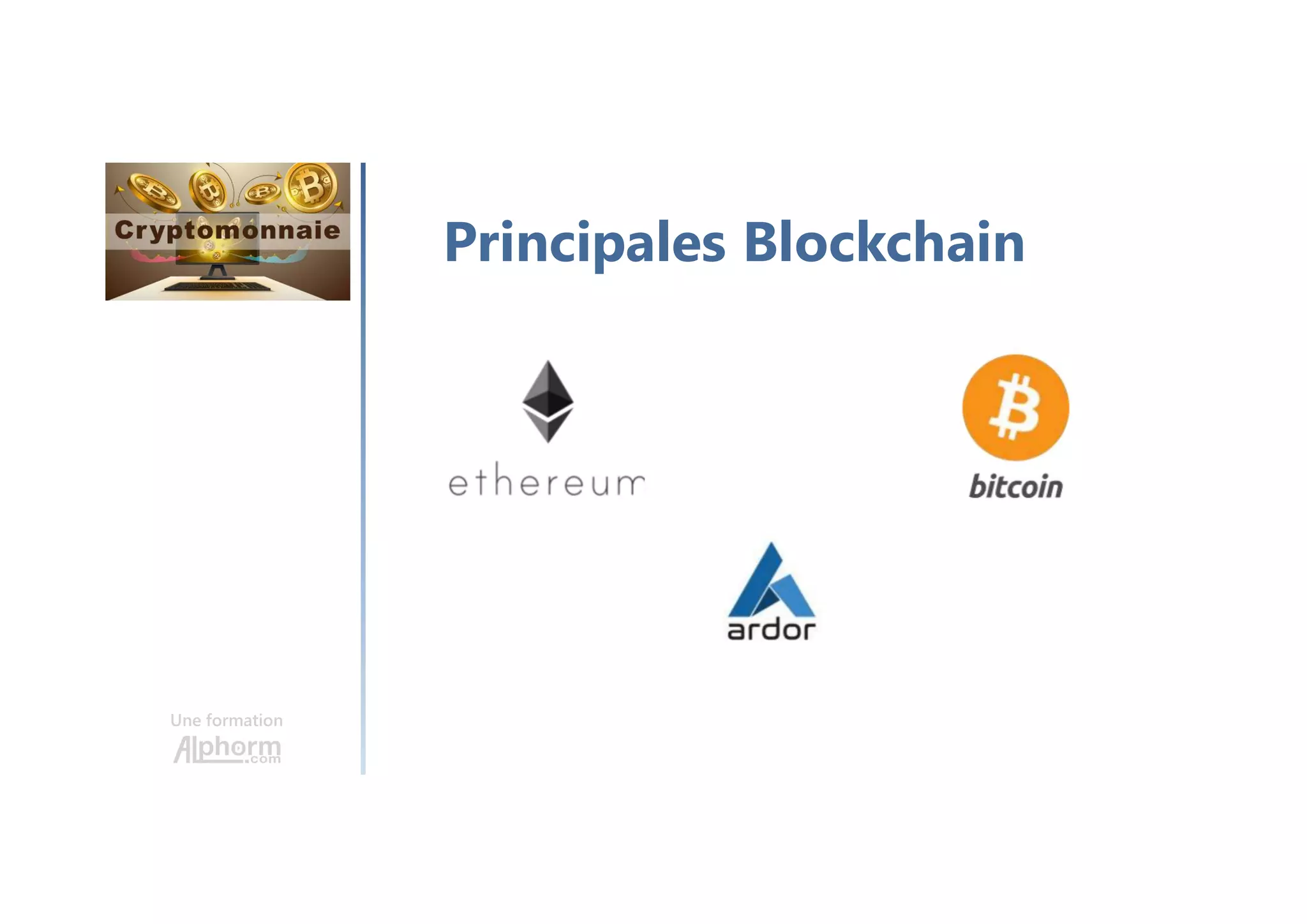 Alphorm.com Formation Comprendre la cryptomonnaie | PDF