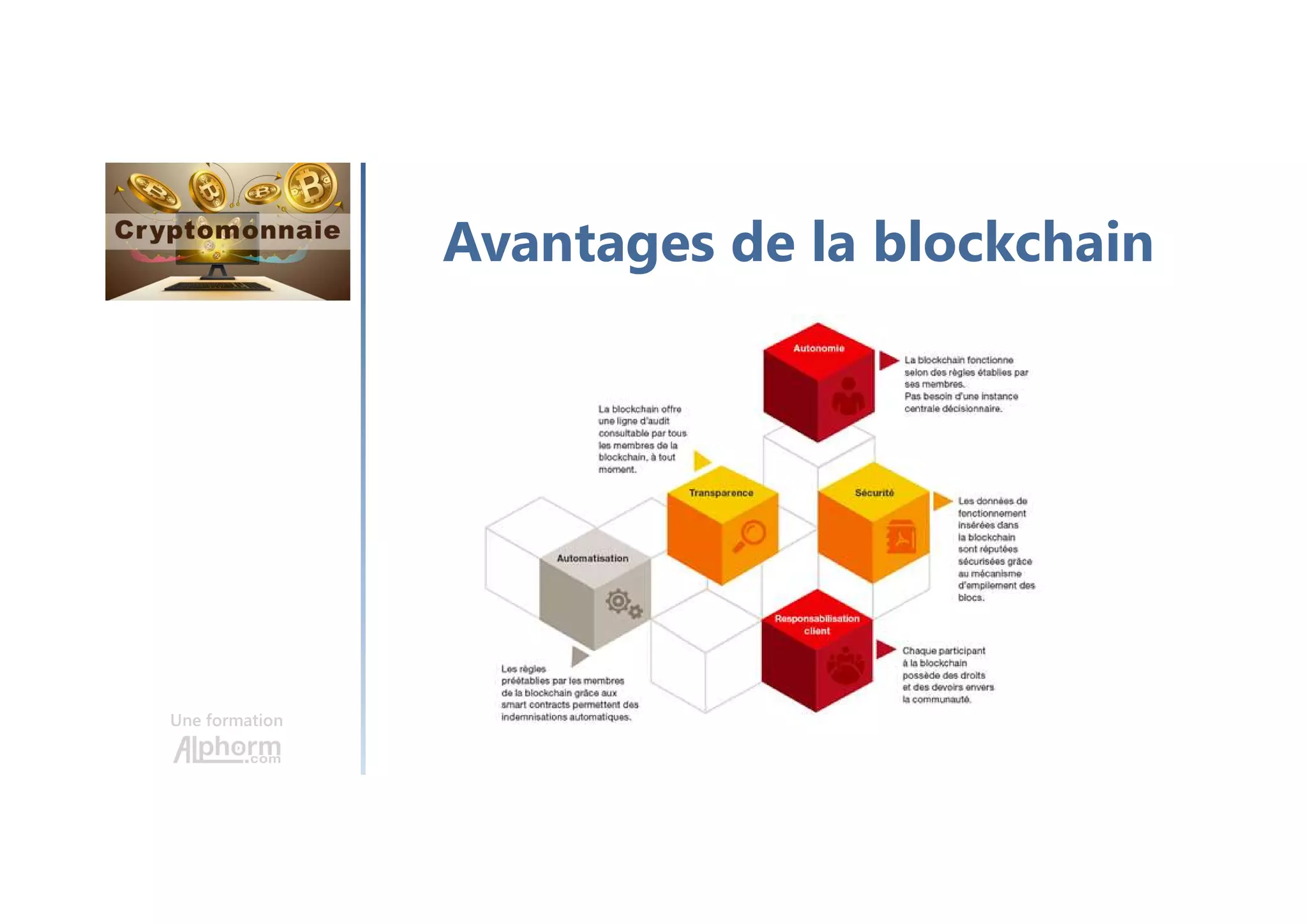 Alphorm.com Formation Comprendre la cryptomonnaie | PDF